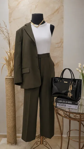Conjunto Alfaiataria Vintage