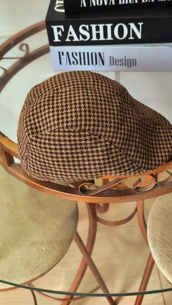 Boina Vintage pied-de-Poule