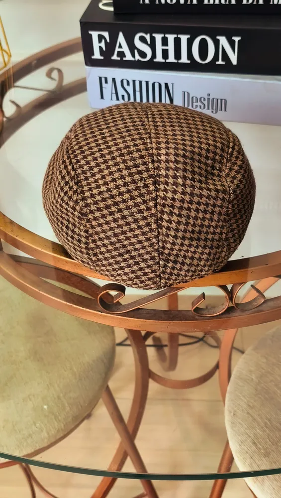Boina Vintage pied-de-Poule