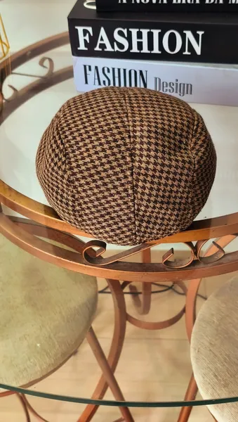 Boina Vintage pied-de-Poule