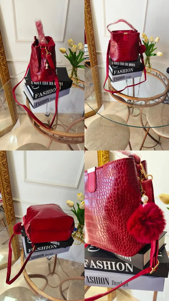 Bolsa bordo Croco