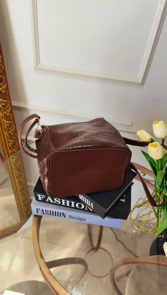 Bolsa Croco marrom