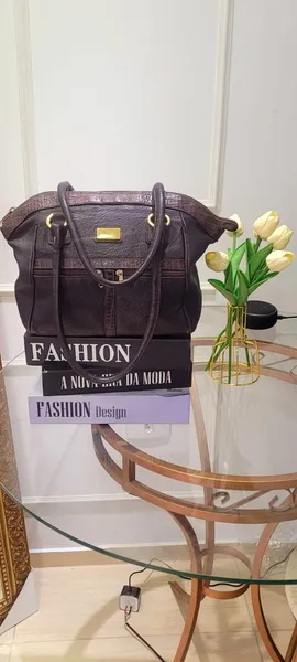Bolsa vintage couro legítimo