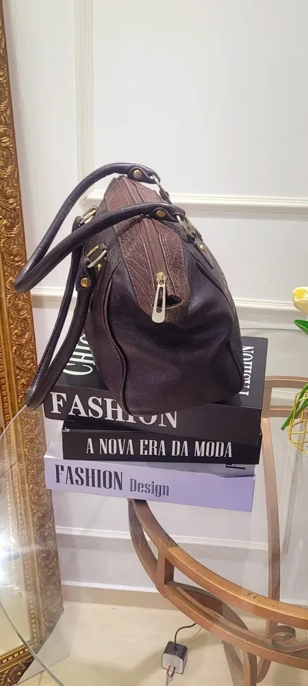 Bolsa vintage couro legítimo