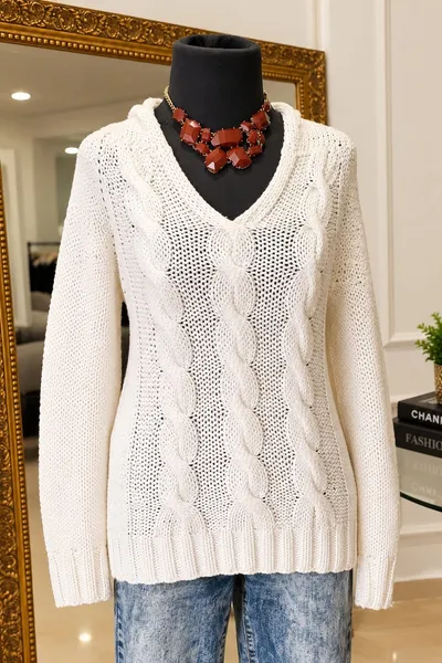 Blusa trico branca