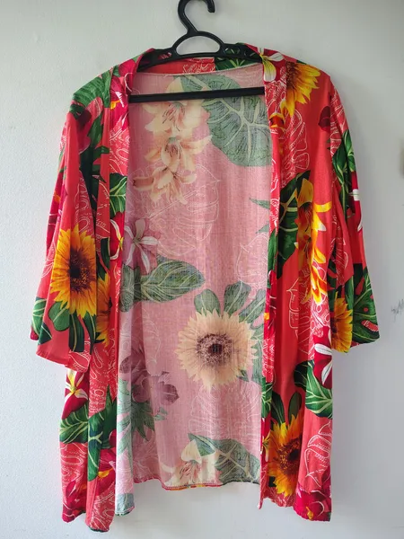 Cardigã Viscolinho Estampado