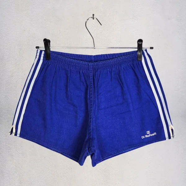 shorts vintage esportivo azul brechó skate 70s dogtown