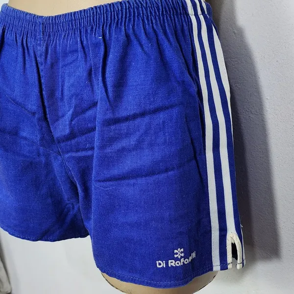 shorts vintage esportivo azul brechó skate 70s dogtown