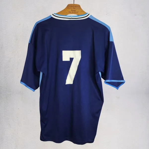 Camiseta Brechó Estilo Argentina Futebol Azul Marinho