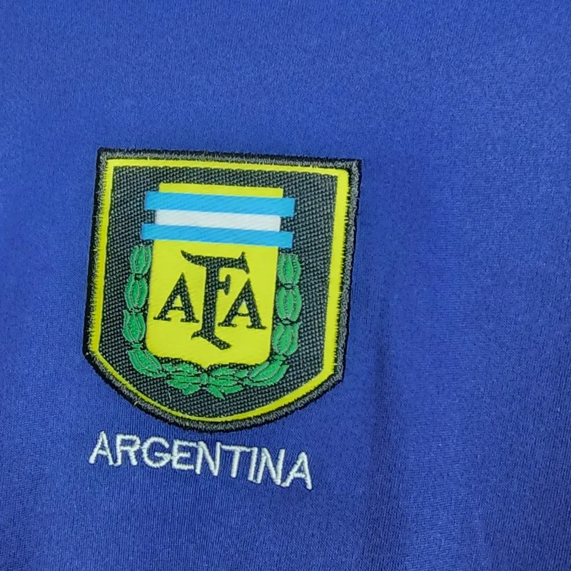 Camiseta Brechó Estilo Argentina Futebol Azul Marinho
