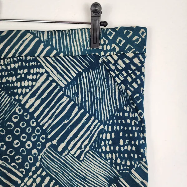 Sunga Vintage Anos 80 Estampada Azul Poliamida Tam G Brechó