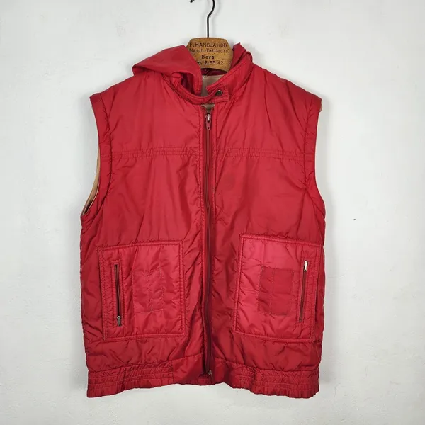 Colete Masculino Vintage Anos 70 Nylon CGC Forrado M