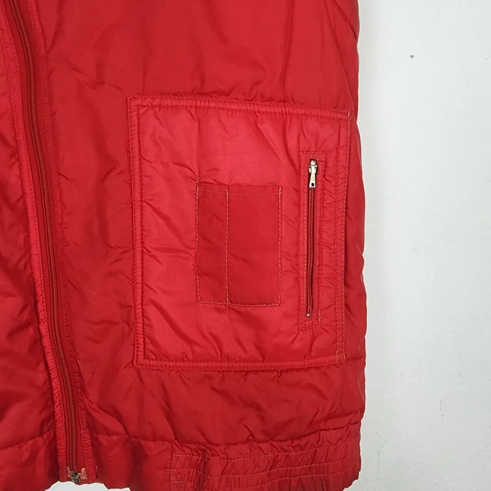 Colete Masculino Vintage Anos 70 Nylon CGC Forrado M