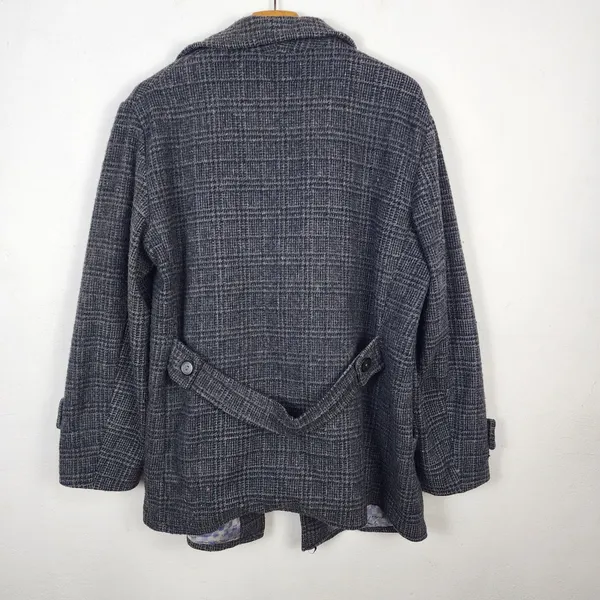 Casaco Masculino Vintage Anos 60 Lã Mescla Forrado Tam 44