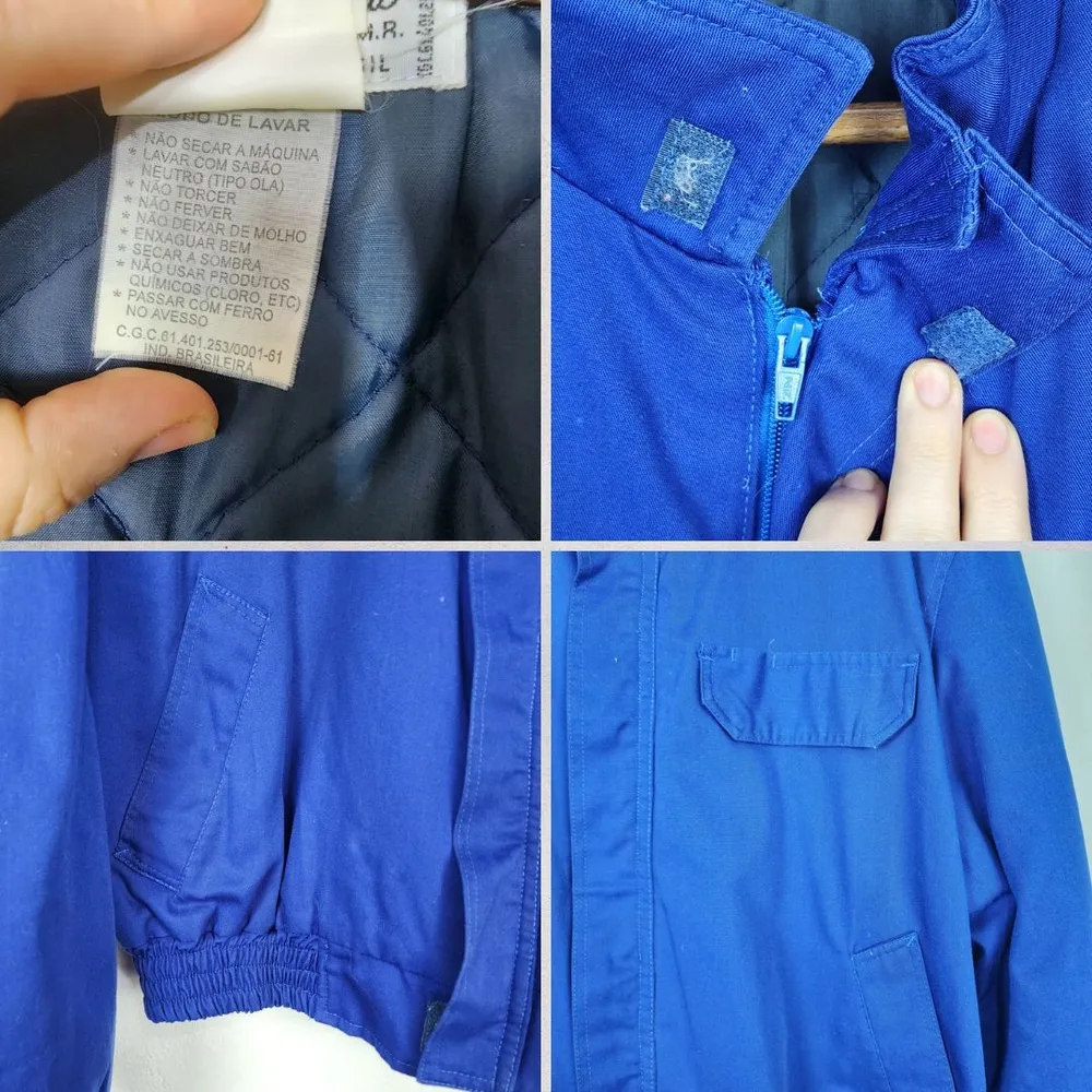 Japona Masculina Vintage Anos 80 General Modas G 52 Azul