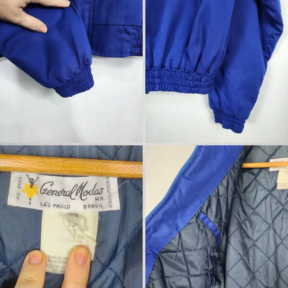 Japona Masculina Vintage Anos 80 General Modas G 52 Azul