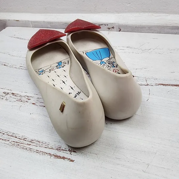 Melissa Ultra Disney Cinderela Coração Glitter Vermelho