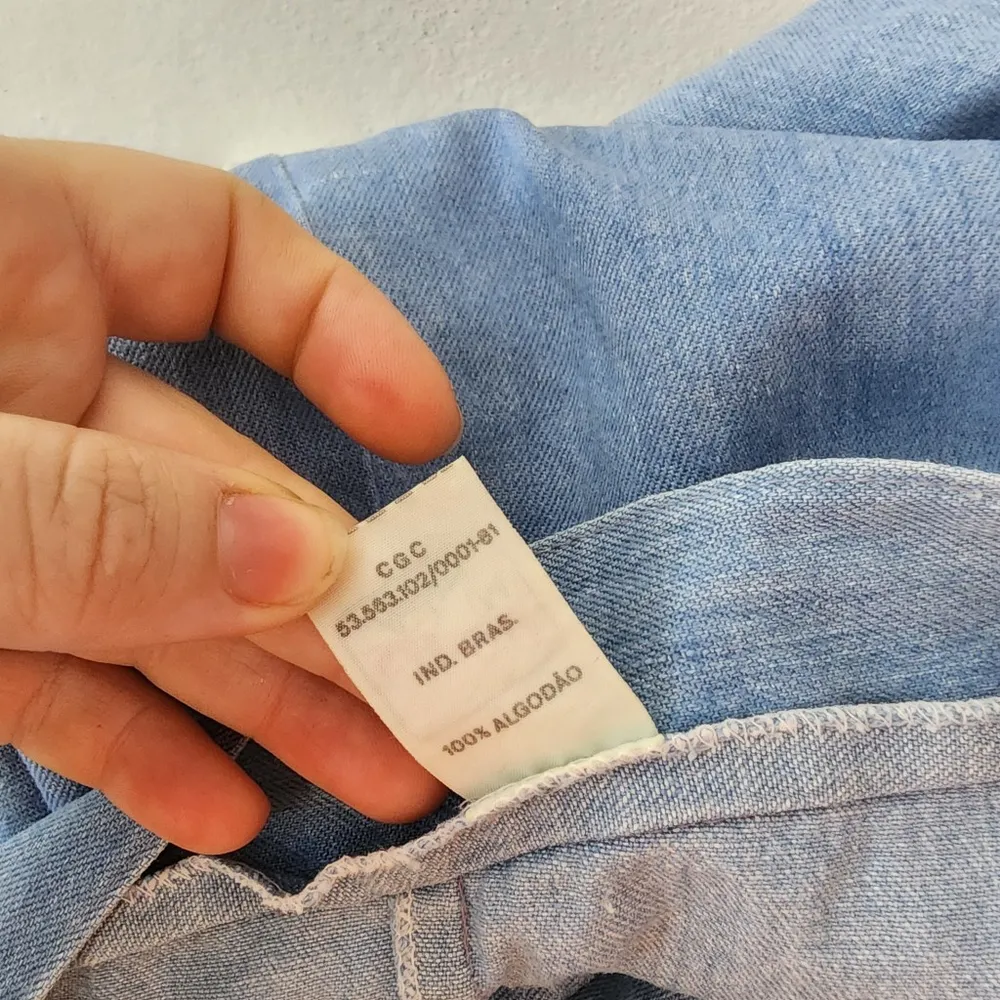 Saia Jeans Vintage Anos 70 Original Tamanho M Evasê
