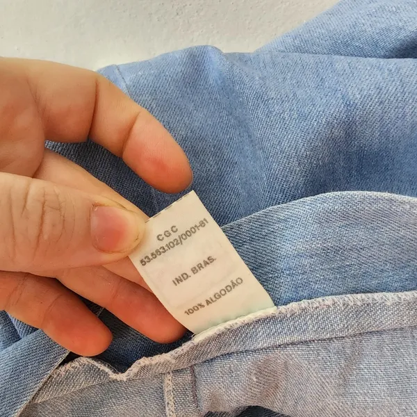 Saia Jeans Vintage Anos 70 Original Tamanho M Evasê