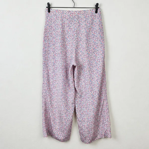 Calça Feminina Leslie Fay Floral Cintura Alta Pantalona