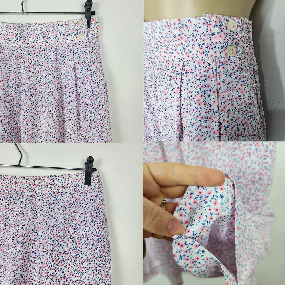 Calça Feminina Leslie Fay Floral Cintura Alta Pantalona
