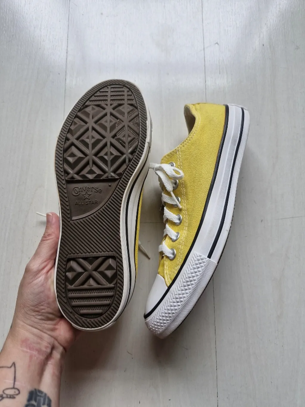 Converse All Star amarelo 37