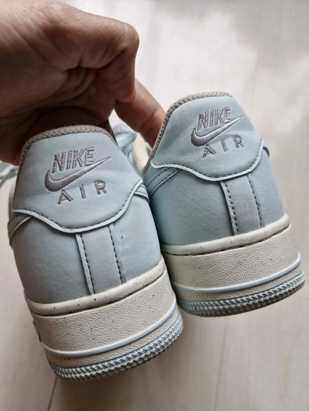 Nike Air Force 1 branco e azul 39