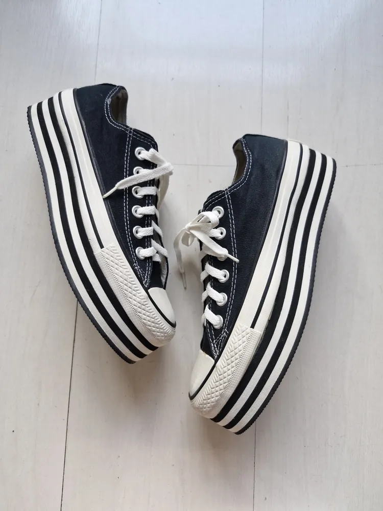 Converse All Star plataforma vintage 36