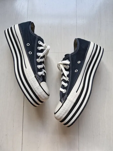 Converse All Star plataforma vintage 36