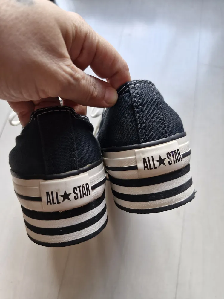 Converse All Star plataforma vintage 36