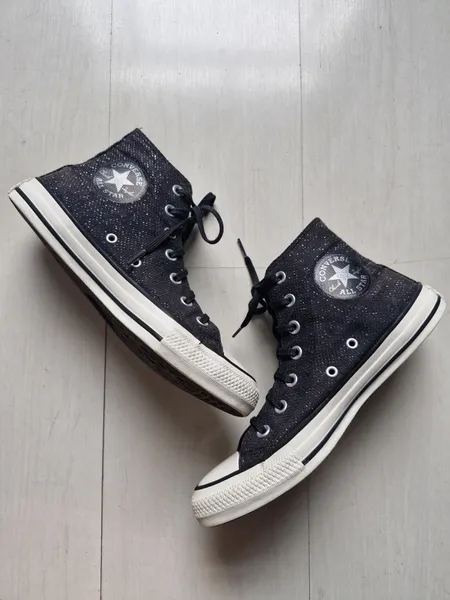 Converse All Star preto brilho 37