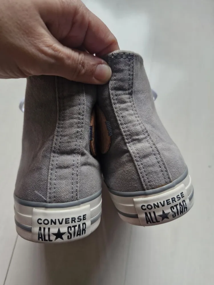 Converse All Star cinza 37