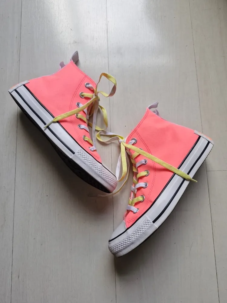 Converse All Star rosa neon 36