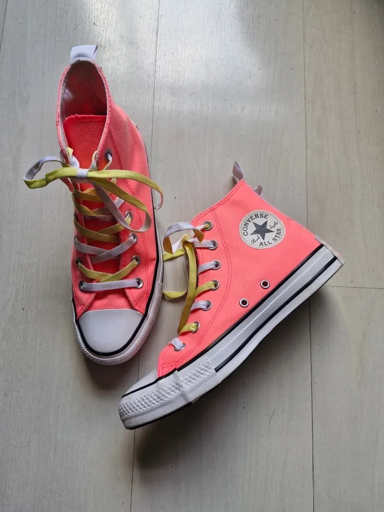 Converse All Star rosa neon 36