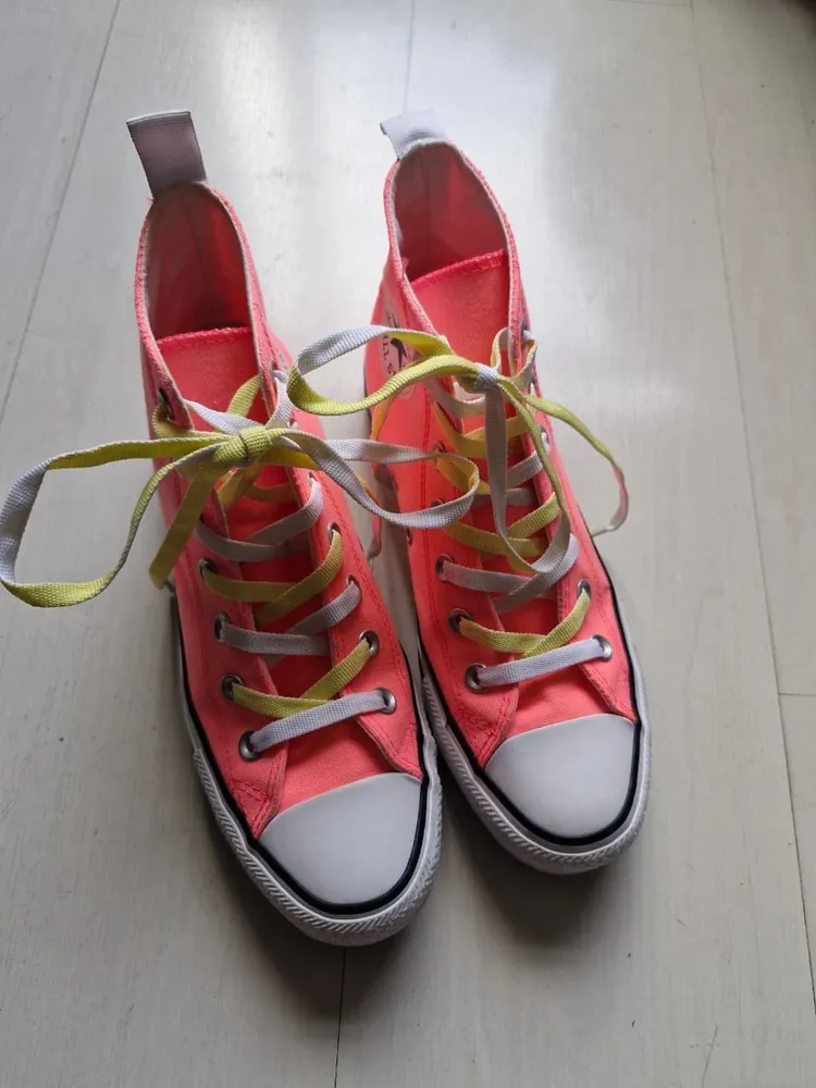 Converse All Star rosa neon 36