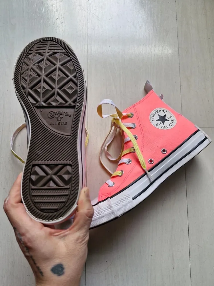 Converse All Star rosa neon 36