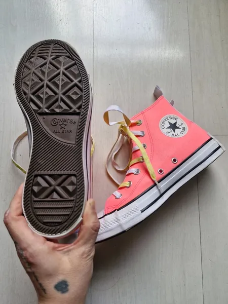 Converse All Star rosa neon 36