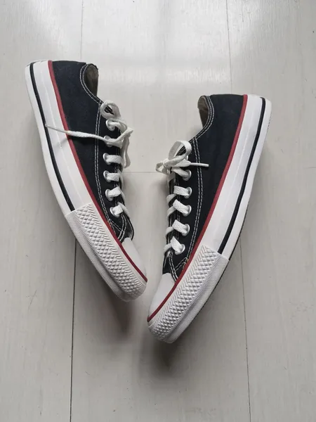 Converse All Star preto cano baixo 37
