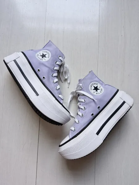 Converse All Star Double Stack lilás 35