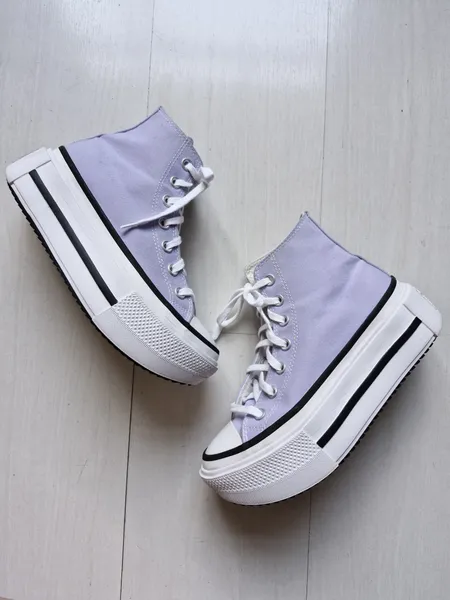 Converse All Star Double Stack lilás 35