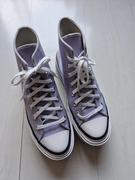 Converse All Star Double Stack lilás 35