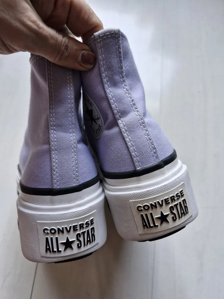 Converse All Star Double Stack lilás 35