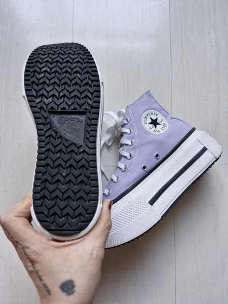 Converse All Star Double Stack lilás 35