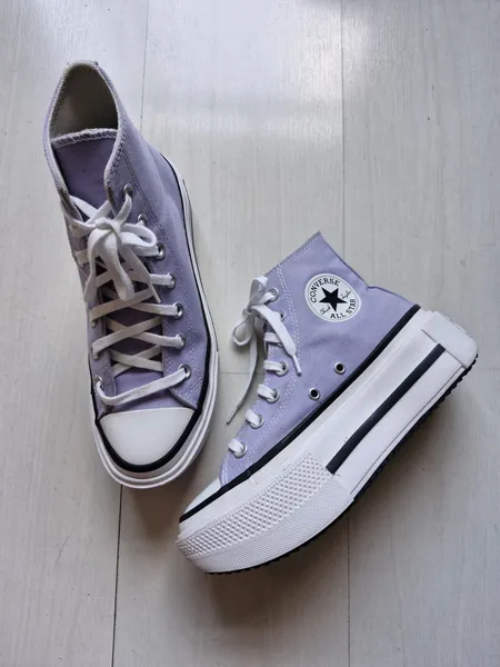 Converse All Star Double Stack lilás 35