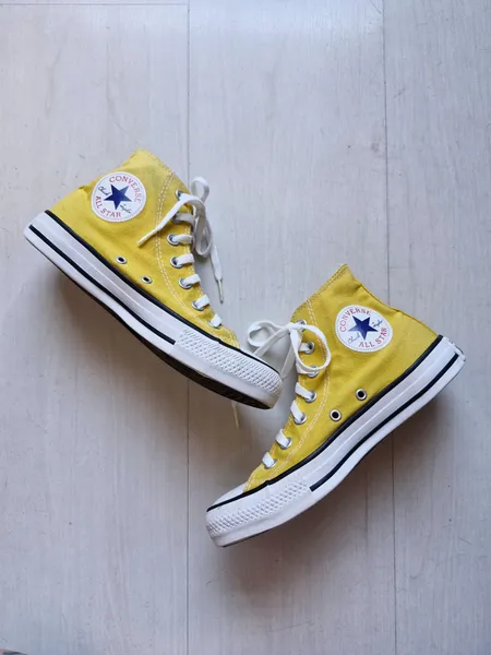 Converse All Star amarelo 34