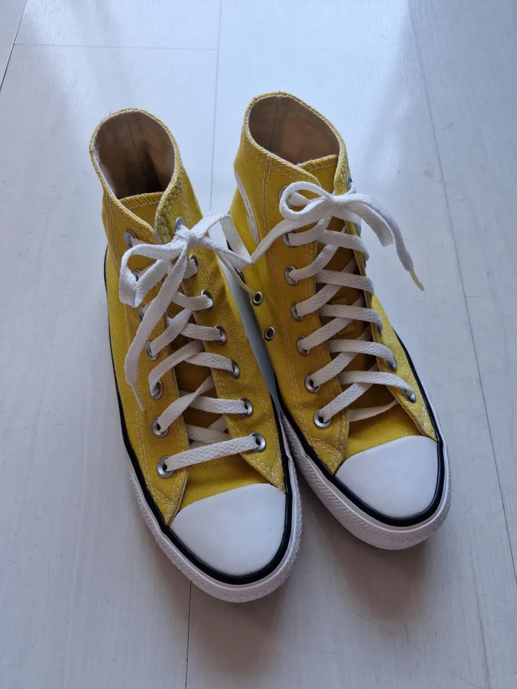 Converse All Star amarelo 34