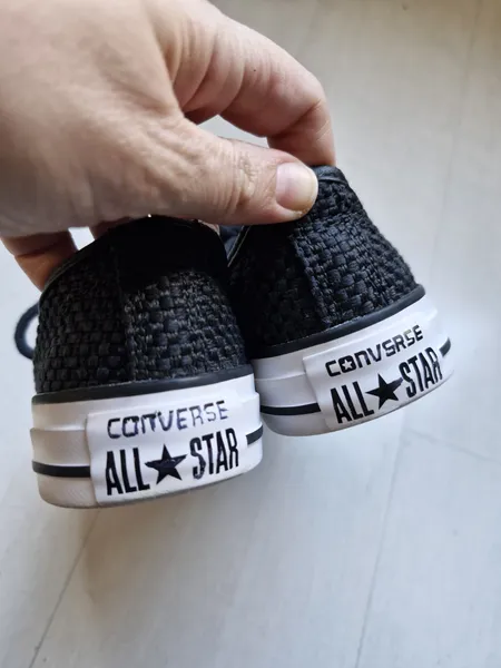 Converse All Star preto texturizado 34