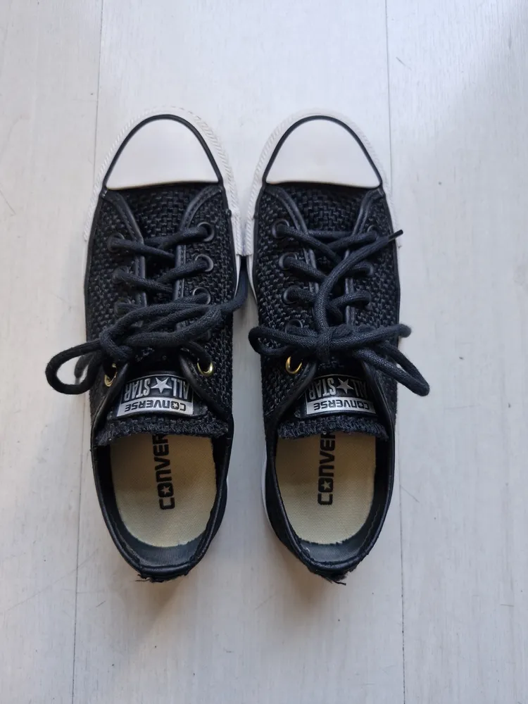 Converse All Star preto texturizado 34