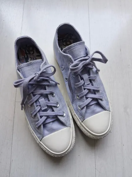 Converse All Star plataforma lilas 34