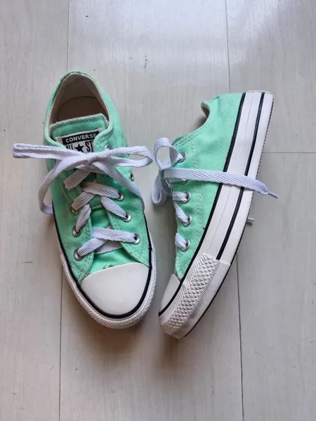 Converse All Star verde agua 34
